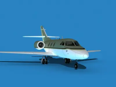 Dassault Falcon 10 V10 3D model