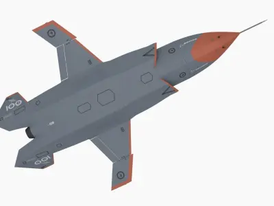 Boeing Loyal Wingman Military Drone MQ-28A Ghost Bat 3D model