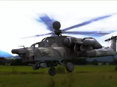 Havoc mi-28 vr Low-poly 3D model