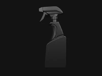 Modeling Spray Bottle Commercial rendering 3D model 3D model