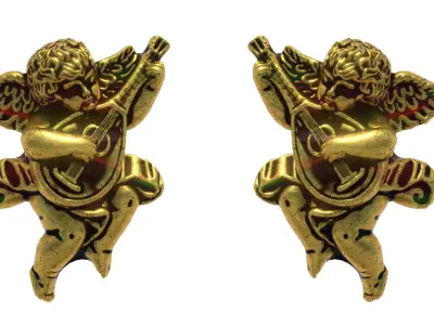 ANGEL FIGURE Low-poly 3D model