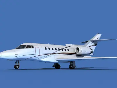 Hawker Siddley 1000 V14 3D model