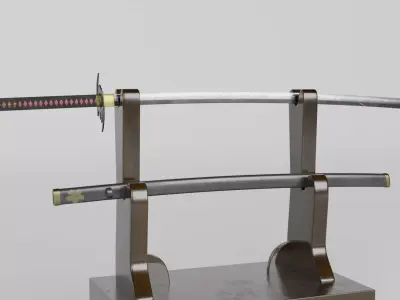 Yami the Shadow Katana 3D model