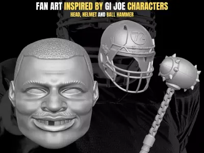 Fridge Kit fan art for action figures 3D print model