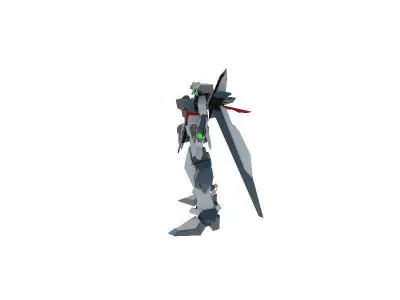 gundam simple model Low-poly 3D model