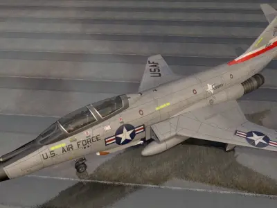 McDonnell F-101B Voodoo 3D model