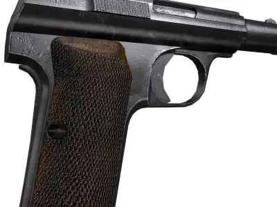 Astra 300 Gun Low-poly 3D model