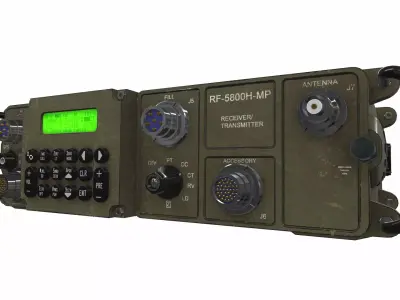 Radio military AN PRC-150 RF-5800 3D model