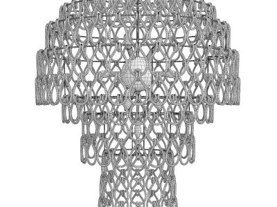 Aidan Gray Jelly Fish Chandelier Low-poly 3D model