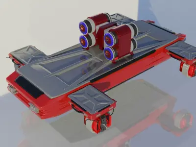 Robotic Rover Free 3D model