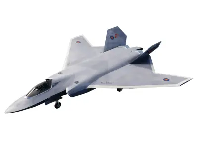 BAE Tempest Low-poly 3D model