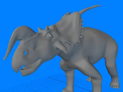 Einiosaurus dinosaur 3D model