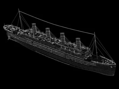 RMS Titanic 3D model