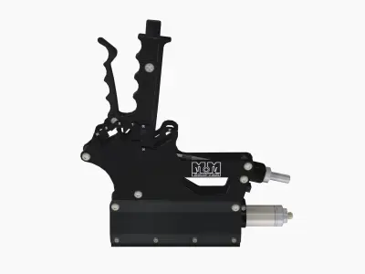 MM Billet 3 Speed shifter Low-poly 3D model