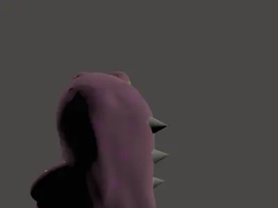 Cute dino model high detailed low poly Low-poly 3D model