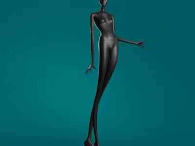 Mannequin 602 coll60 3D model