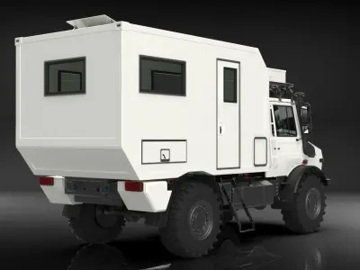 Unimog atlas 4x4 3D model