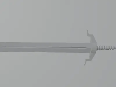 Sword gold Free 3D model