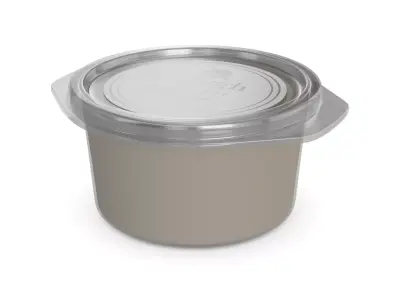 Fresh pasta dumplings and dough Dough 3D model