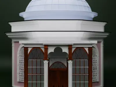 Orhangazi Tomb Orhangazi Turbesi in Bursa Turkey 3D Model 3D model