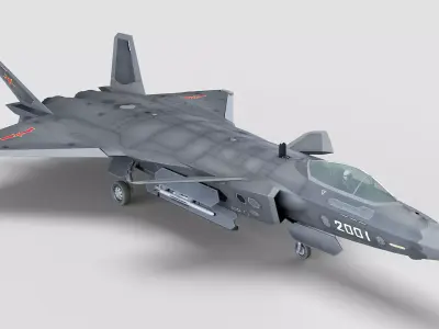 Chengdu J-20 3D model