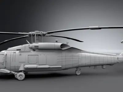 SeaHawk mini scale model 3D print model