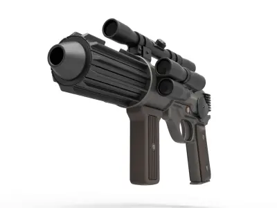 Carbine Rifle EE-4 from the game Star Wars Battlefront 3D model