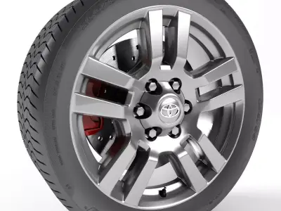 Toyota Land Cruiser Prado Wheel 3D model