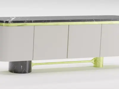 Alder sideboard 3D model