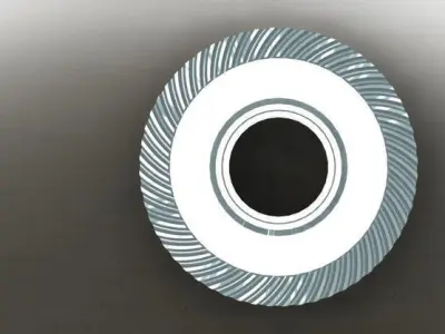 Spiral Bevel Gear Free 3D model