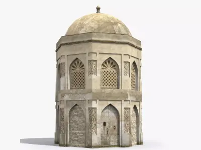 Arab x2 Low-poly 3D model