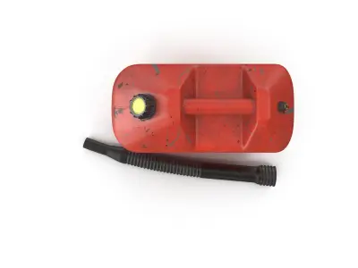 Gasoline Tank Dirt Low-poly 3D model