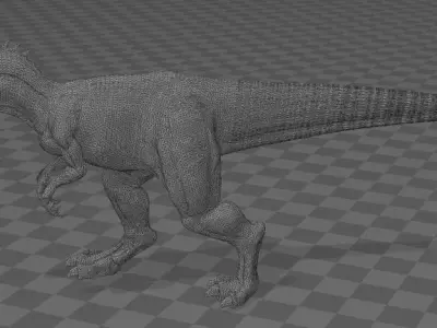 Allosaurus t - rex 3D print model