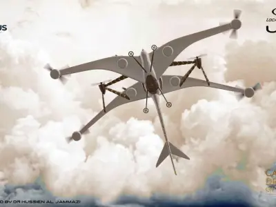 Air Bus cargo drone 3D print model