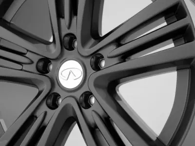 Infiniti rims 3D model