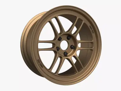 Enkei RPF1 Wheel Rim 3D model