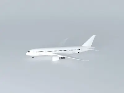 Boeing 787 at Boeing Field Free 3D model