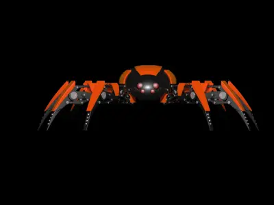 Spider Robo 3d Model Free 3D model