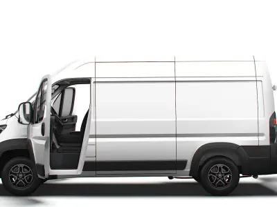 Toyota ProAce E Max Van L2H2 HQ Interior 2025 3D model