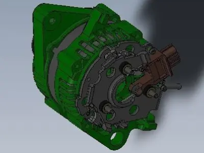 Stator motor 800l Free 3D model
