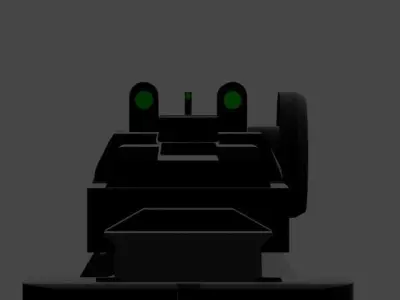 HK MP7 Low-poly 3D model