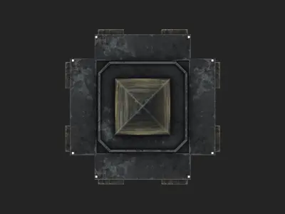 Stoodley Pike Low-poly 3D model