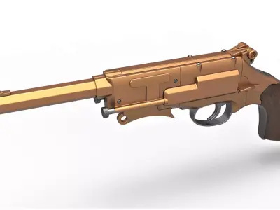 Malcolm Reynolds pistol from Firefly 3D model