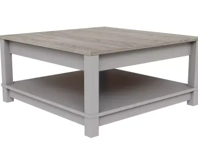 Carver Coffee Table Free low-poly 3D model