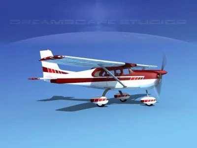 Cessna 175 Skylark V11 3D model