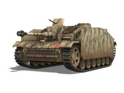 StuG III - Ausf G - 10 - Early Production 3D model
