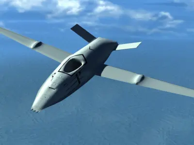 MQ-25 Stingray 3D model