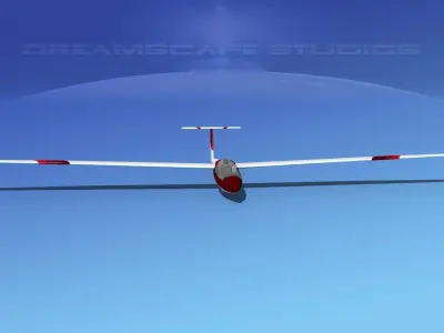 Centrair C-101 Pegase V04 Low-poly 3D model