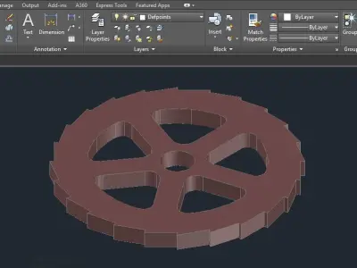 3d Drawings by Autocad  3D model