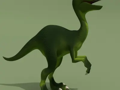 Rigged Dinosaurs Collection 3D model